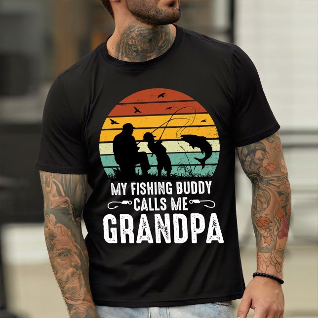 Grandpa Buddy-Shirt, Hoodie, Fischgeschenk T-Shirt (Von Creator hochgeladen)