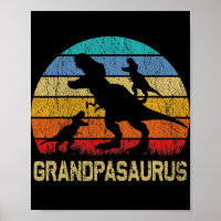Grandpa Dinosaurier T Rex Grandpasaurus 2 Kinder