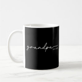 Grandpa Est 20XX Mug – Proud Grandpa Coffee Gift Kaffeetasse