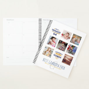 GRANDPA FOTO COLLAGE GIFT Proud Papa Pops Grampen Planer