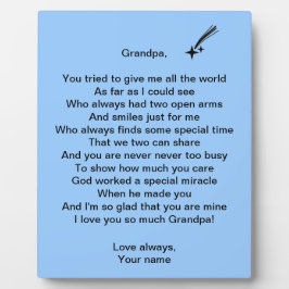 Grandpa Fotoplatte