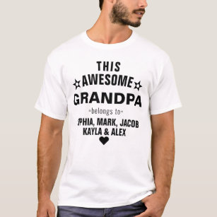 GRANDPA gehört zum GrandKids-Tag der Vater T-Shirt