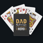 Grandpa Gift | Dad My Forever Hero Spielkarten<br><div class="desc">Grandpa Gift | Dad My Forever Hero</div>