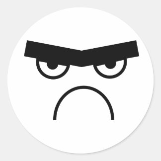 Grandpa Grumpalumpagus Runder Aufkleber