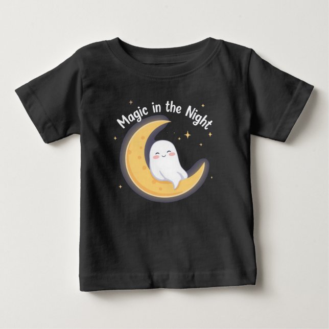 Grandpa in the Moon – Cute Dreamy Kids T-Shirt Gif (Vorderseite)