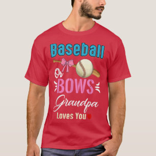 Grandpa-Lieben im Baseball oder Bows, die Sie Gesc T-Shirt