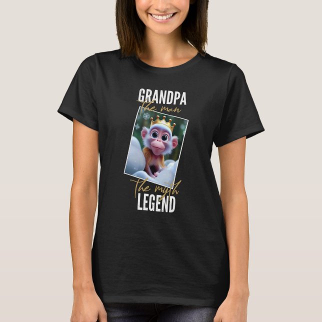 Grandpa  man  myth  legend  Father's Day   T-Shirt (Vorderseite)