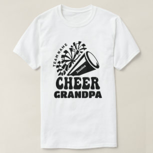 Grandpa mit benutzerdefinierten Teamnamen und Kid- T-Shirt