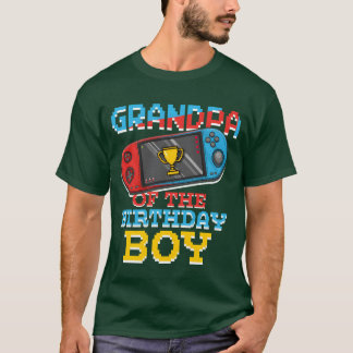 Grandpa Of Gamer Video Game Lover Gamer funny girl T-Shirt