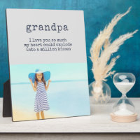 Grandpa Poem and Custom Grandchild Foto
