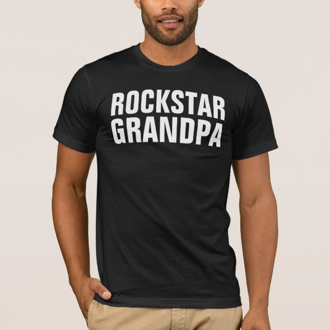 GRANDPA ROCKSTAR T-SHIRTS TEE - SHIRTS (Devant)