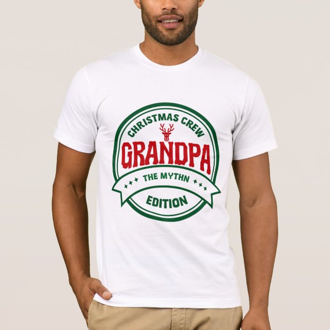 Grandpa’s Christmas Crew | Matching Family Shirt (Vorderseite)