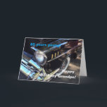 Grandpa’s vintage car-85th birthday karte<br><div class="desc">Greeting card for grandpa's 85th birthday with a foto of a black vintage car. . Fotografie von Maria Santos (Lusinhas do Sul)</div>
