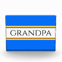 GRANDPA Sporty Bright Blue White Racing Streifen