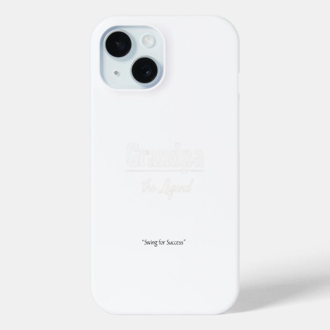 Grandpa the Legend Phone Case – Custom Gift Idea (Rückseite)