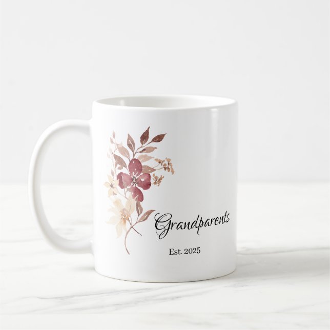Grandparents Est. Year  Kaffeetasse (Links)