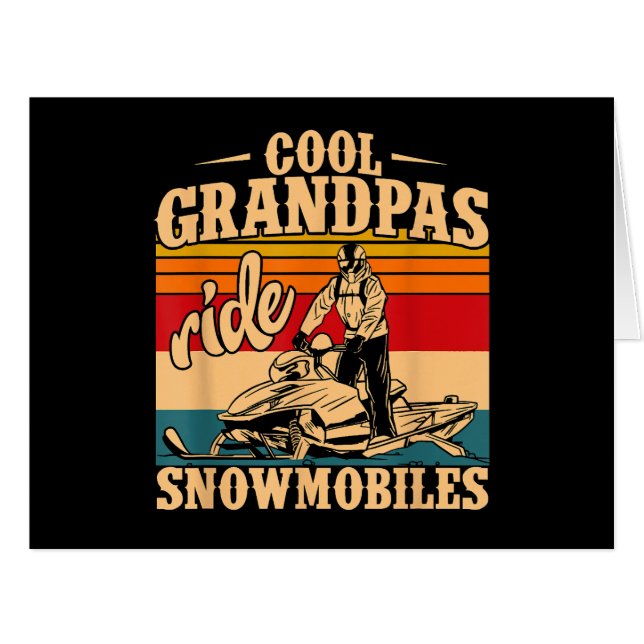 Grandpas cool randonnée Motoneige Motoneige Motone (Devant horizontal)