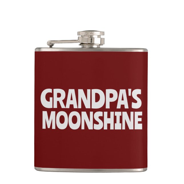 GRANDPA'S MOONSHINE FLASK FLACHMANN (Vorderseite)