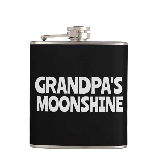 GRANDPA'S MOONSHINE FLASK FLACHMANN (Vorderseite)