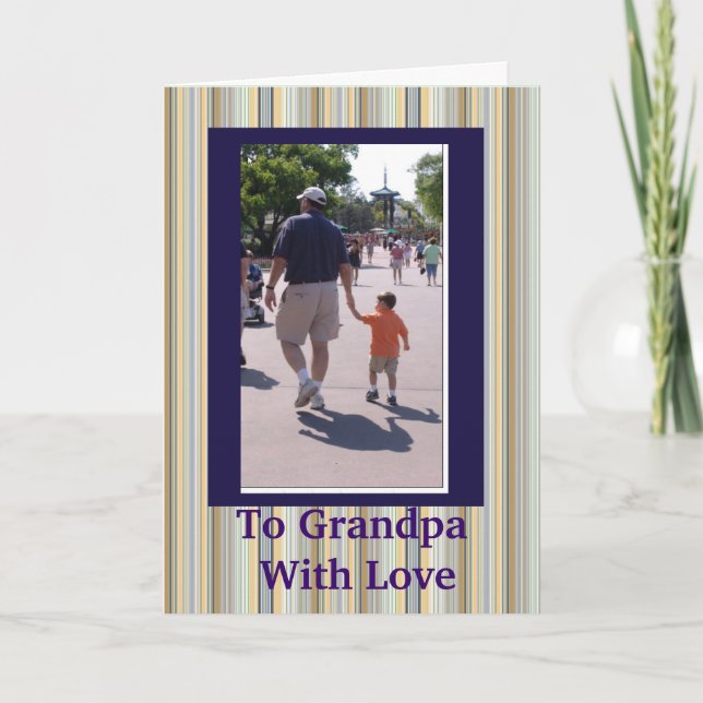GRANDPA'S POEM GREETING CARD KARTE (Vorderseite)