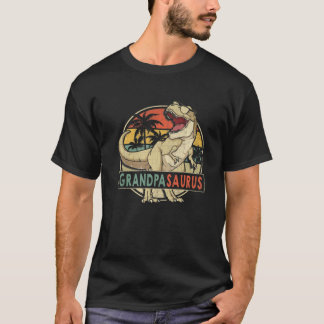 Grandpasaurus Rex Dinosaur Grandpa Papa Familienma T-Shirt