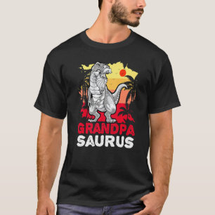 Grandpasaurus Rex Grandpa Saurus Dinosaur Funny Gr T-Shirt