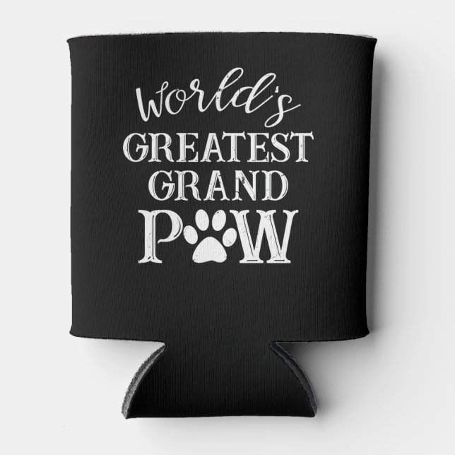 Grandpaw Weltbest Grand Paw Funny Dogs Dosenkühler (Vorderseite)