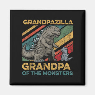 Grandpazilla Großvater der Monster Halloween Weihn Magnet