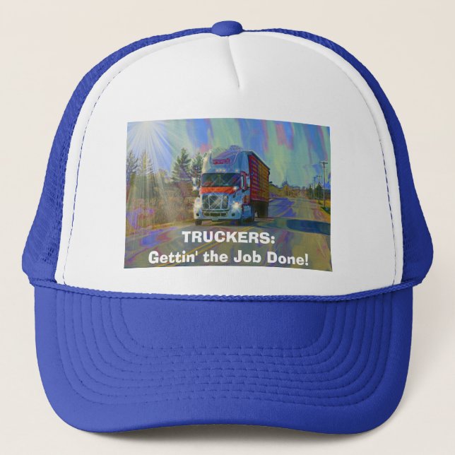GRANDS CASQUETTES DE CAMIONNEUR DE VITESSE DE (Devant)