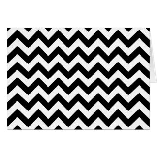 Grands chevrons noirs et blancs modernes faits sur