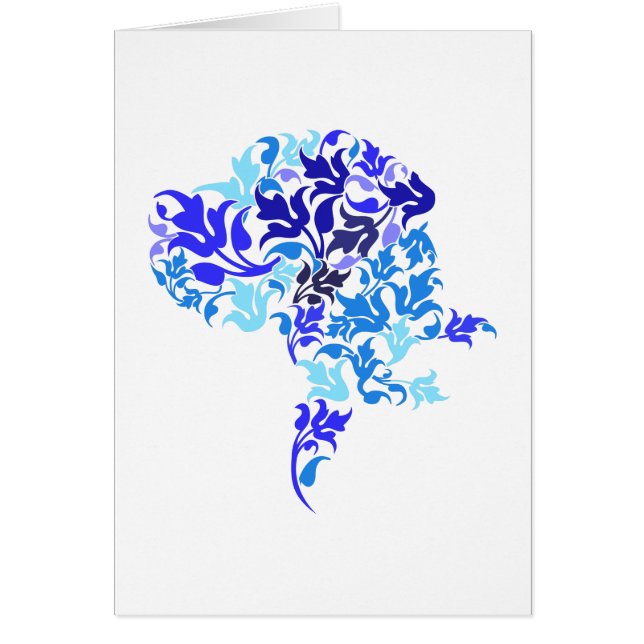 Grands Danois feuilles bleues (Devant)