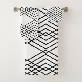 Grands diamants noirs et blancs