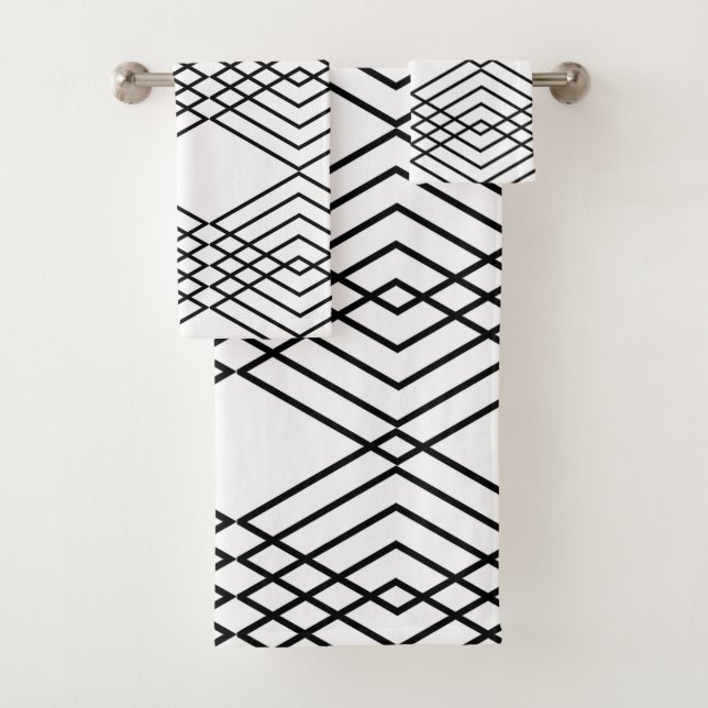 Grands diamants noirs et blancs (En situation)