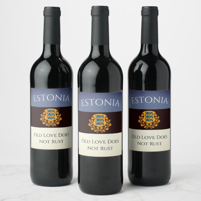 Grands Étiquettes estoniens du vin ! (Bouteilles)