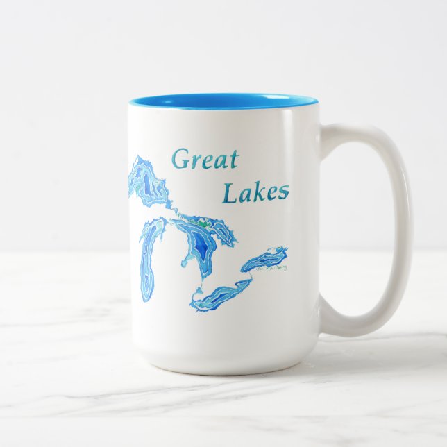 Grands Lacs 15 Oz Mug (Droit)