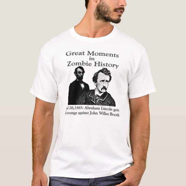 Grands moments dans le T-shirt d'histoire de zombi (Devant)