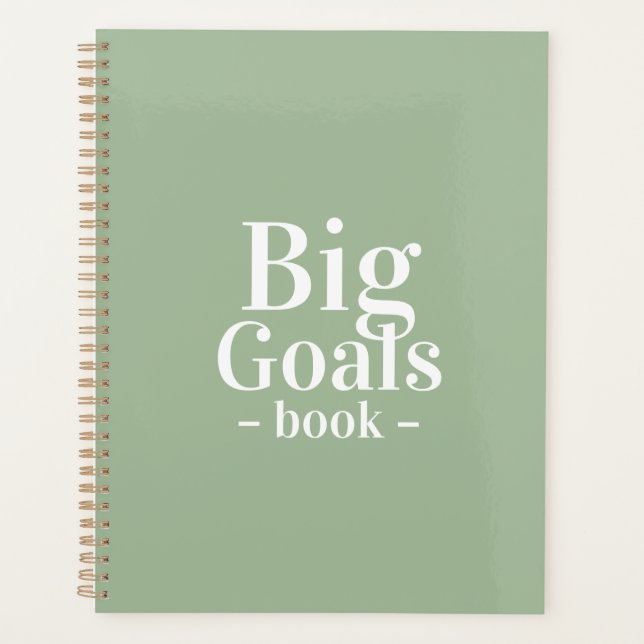 Grands Objectifs Livre blanc Sage vert (Devant)