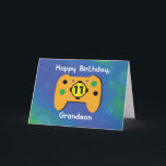 Grandson 11-jähriger Gamer-Controller Karte<br><div class="desc">Erleben Sie den Spaß,  wenn Ihr Enkel einen 11. Geburtstag mit dieser Karte feiert,  die ihn als Gamer lustig macht. Sie werden sicherlich ein schönes Lächeln sehen,  wenn er diese Karte von Ihnen bekommt.</div>
