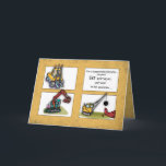 Grandson 1. Geburtstag LKW Karte<br><div class="desc">Es wird gezeigt, dass 3 LKW Ihren Enkel gelassen haben, dass Sie "ihn graben." Gelb mit dreckigem Blick auf den Hintergrund lässt die LKW so aussehen, als würden sie im Boden arbeiten! Sage deinem Enkel einen guten Geburtstag für seinen 1. Geburtstag!</div>