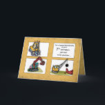 Grandson 7th Birthday Trucks Karte<br><div class="desc">Ein Set verschiedener LKWs wird einen tollen Tag bauen, denn Sie wünschen Ihrem Enkel einen glücklichen 7. Geburtstag! Der Hintergrund hat grunge Dreck Look zu geben und authentische Blick hinter den Bauwagen.</div>