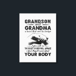 Grandson and grandma bond that cant be broken gift leinwanddruck<br><div class="desc">Grandson and grandma bond that cant be broken gift</div>