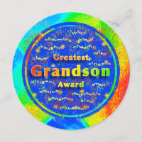 Grandson Award Birthday Fireworks