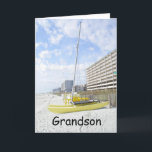 GRANDSON BEACH BIRTHDAY GENIESSEN SIE IHREN TAG KARTE<br><div class="desc">Lass Deinem *GRANDSON* wissen,  wie viel dir wichtig ist und wünsche ihm einen sehr glücklichen Geburtstag mit dem,  was er gerne macht!</div>