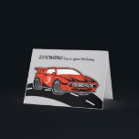 Grandson Birthday Age 3 Red Sports Car Karte<br><div class="desc">Holen Sie sich diesen roten Sportwagen und zoomen Sie auf die 3. Geburtstagsfeier Ihres Enkels,  um ihn zu begrüßen. Sein Alter ist auf der Seite der Karte angegeben. Holen Sie sich das jetzt,  um ihn an seinem besonderen Tag zu begrüßen.</div>