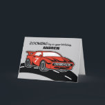 Grandson Birthday Age 7 Red Sports Car Karte<br><div class="desc">Autos sind eines der Lieblingsstücke deines Enkels. Dieser eine Grund würde ausreichen,  um uns glauben zu machen,  dass diese rote Sportwagenkarte perfekt ist,  um ihn zum 7. Geburtstag zu begrüßen. Personalisieren Sie die Front jetzt mit seinem Namen und bestellen Sie Ihre Kopie,  um ihm zu geben.</div>