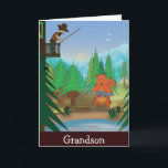Grandson Birthday Card Karte<br><div class="desc">Original Kunst & Design von Danieljm.</div>