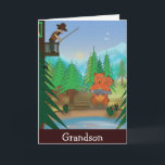 Grandson Birthday Card Karte<br><div class="desc">Original Kunst & Design von Danieljm.</div>