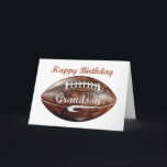 Grandson Birthday Grunge Große Fußballsportarten Karte<br><div class="desc">Feiern Sie den besonderen Tag Ihres fußballliebenden Enkels mit dieser einzigartigen Geburtstagskarte. An der Vorderseite befindet sich ein abgefahrener Fußball mit Grunge-Design, der die Rohenergie des Spiels einfängt. "Happy Birthday" wird oben mutig gezeigt, wobei "Grandson" auf dem Ball selbst in einem zerklüfteten Schriftart steht und eine persönliche und sportliche Touch...</div>