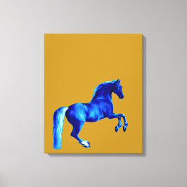 Grandson der Godolphin Arabian Blu Canvas Print Leinwanddruck