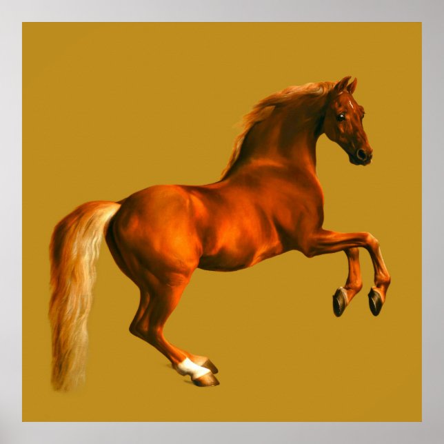 Grandson des Godolphin Arabian, Whistlejacke Poster (Vorne)